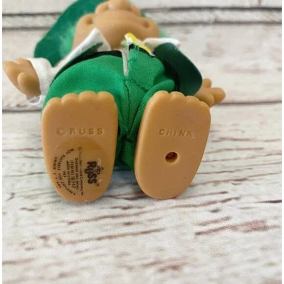 Vintage Russ St Patrick's Day Leprechaun Troll Doll 5” - Picture 4 of 5